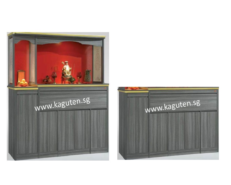 KAGUYA <strong>Bottom Cabinet :</strong> L76-1/8" D24″ H49-3/8″ (L193 D61 H127cm ) <span lang="en"><span style="font-family: Calibri;"><b><span style="color: #b81212;">Free : Heat Resistant Table Top</span></b></span></span> <strong>Bottom + Head Top :</strong> L76-1/8″ D24 H83″ (L193 D61 H211cm) <span lang="en"><span style="font-family: Calibri;"><b><span style="color: #b81212;">Free </span></b>LED Light @ Head  Top</span></span> <strong>Product Information :</strong> Col: Beige / Wenge Solid Melamine Wood Pull Out Tray Cabinet for Storage *Change the colour of back panel +S$100 , please whatsapp : 9050 3508* &nbsp;