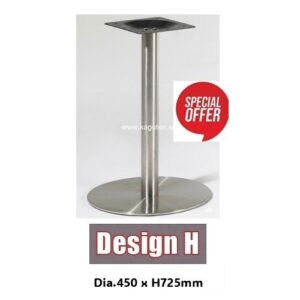 Stainless Steel Round Table Base | 450mm (TL-1503P) Bulk Pack
